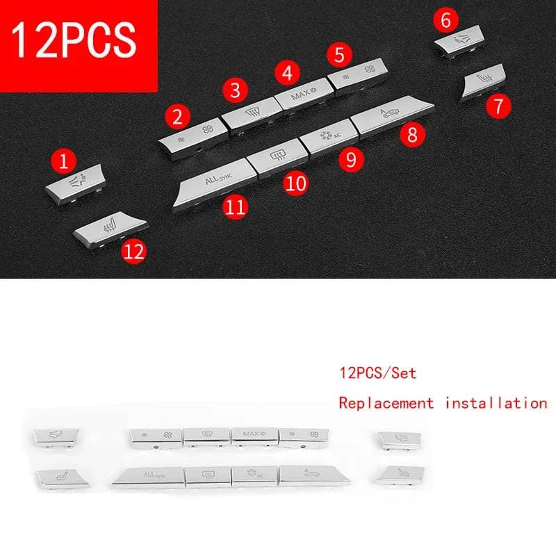 For BMW 5 6 7 5GT X3 X4 X5 X6 Headlight Switch Button Cover Engine Start Stop Switch alternate view