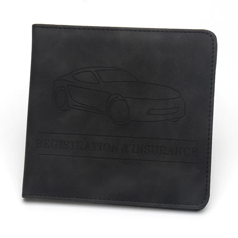 Car Registration and Insurance Card Holder Glove Box Organizer close-up view