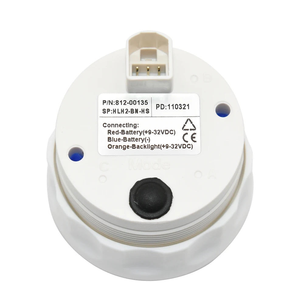 52mm Digital LCD Hourmeter | 8-Color Backlight Engine Gauge 9-32V for Marine additional angle