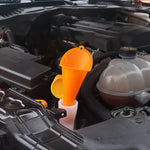Car Long Stem Funnel Anti-splash Gasoline Oil Filling Tool Plastic Car Truck Motor Oil C detail view
