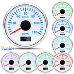 GPS Speedometer Gauge 52mm | 7 Color Backlight GPS Meter for Car Marine Boat 12V 24V lifestyle view
