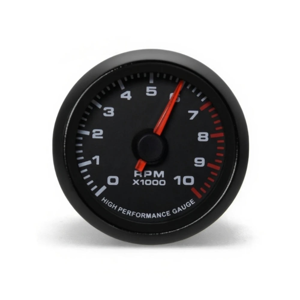 52mm 7-Color Car Gauge Set | Water Temp Oil Temp Oil Pressure Tachometer Boost Volt additional angle