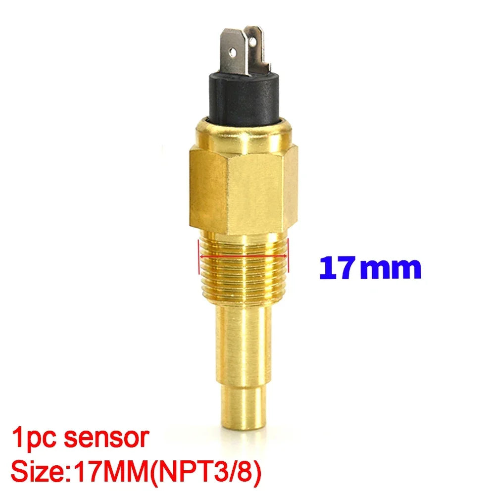 3 in 1 Car Gauge Water Temperature Oil Pressure Voltmeter 52mm Digital Red Backlight lifestyle view