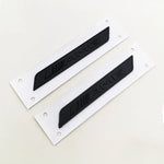 2pcs ABS Logo AMG Emblem Sticker Car Fender Side Badge for Mercedes A45 C63 W204 W205 close-up view