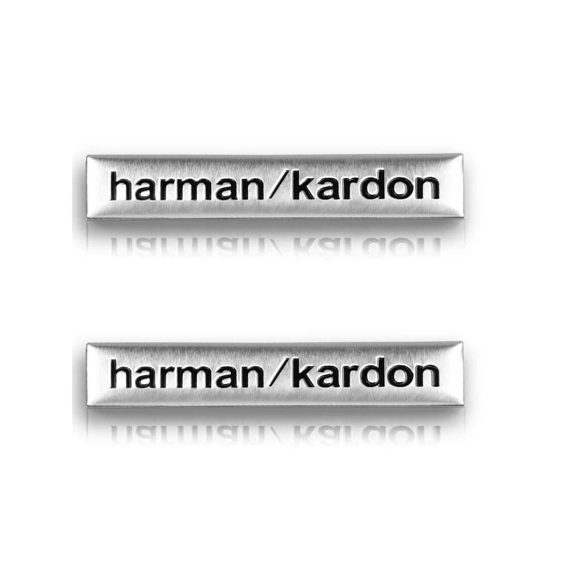 Harman Kardon BOSE Badge aluminum 3D car audio stickers For bmw Dacia Alfa Romeo Lada Skoda Hyundai Infiniti Volvo Audi Jaguar