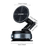 Lcars Car Phone Holder, 360-Degree Rotating Magnetic Head with Dual-Mode Vacuum Suction, Foldable Design for Car Dashboard, Compact Size for Easy Storage, Stylish Appearance, Durable Structure, Suitable for Multiple Use Scena