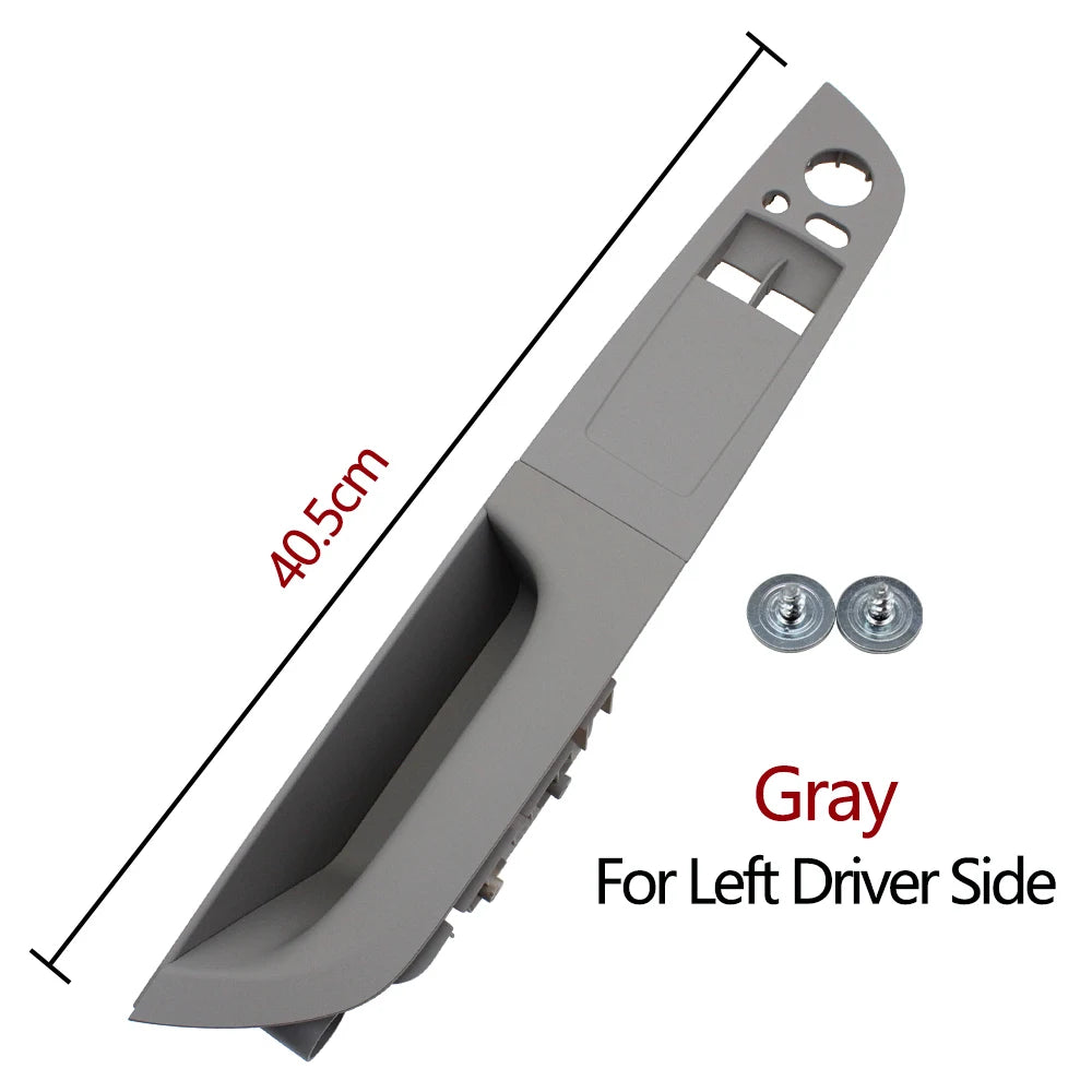 LHD Left Hand Driver Interior Door Armrest Panel Cover Trim Pull Handle For BMW 3 Series detail view