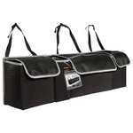 Car Trunk Organizer Felt Boot Organizer Storage Bag | Universal Collapsible Cargo B additional angle