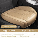 Nappa Leather Car Seat Cover Anti-Slip and Full Wrap Driver Car Seat Protector Mat Fr alternate view