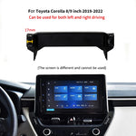 Car Mobile Phone Holder For Toyota Corolla 2019-2023 8-inch Screen Fix Special Bracket Gravity GPS Cell Phone Holder