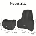Memory Foam Car Neck Cushion Car Lumbar Support For Car Supplies Universal Neck Pillow W detail view