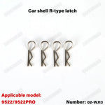9522 PRO Remote Control Car Parts Swing Arm, Pull Rod, Steering Cup, Tire, Chassis, Tran detail view