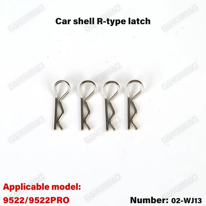 9522 PRO Remote Control Car Parts Swing Arm, Pull Rod, Steering Cup, Tire, Chassis, Tran detail view