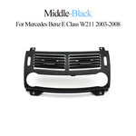 Car Front Air Conditioning AC Vent Grille Outlet Cover Tirm For Mercedes Benz E Class W211 E220 E250 E320 E350 E55 2003-2008