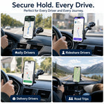 Car Phone Holder – Nano Flexible Silicone, 360° Rotation, Doesn't Block Screen, Compatib detail view