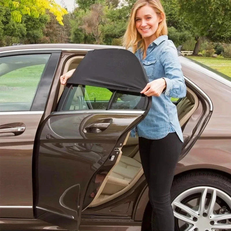 Mesh Car Window Sunshade Net for SUV Side Windows alternate view