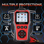 2026 KONNWEI KW331 Professional Car Battery Tester 6V 12V 24V AMG/EFB/GEL Battery C additional angle