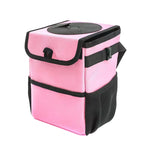 3-in-1 Car Trash Can with Lid & Waterproof Storage Bag additional angle