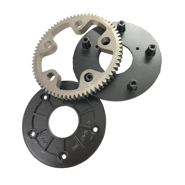 HUINA 1/14 1580 580 23CH Full metal Excavator Gearbox Tooth Box Metal Putter Gripper Q close-up view