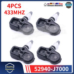 4PCS Car Tire Pressure Monitor Sensor 52940-J7000 | TPMS for Kia Ceed Forte 2018-2022 433MHz