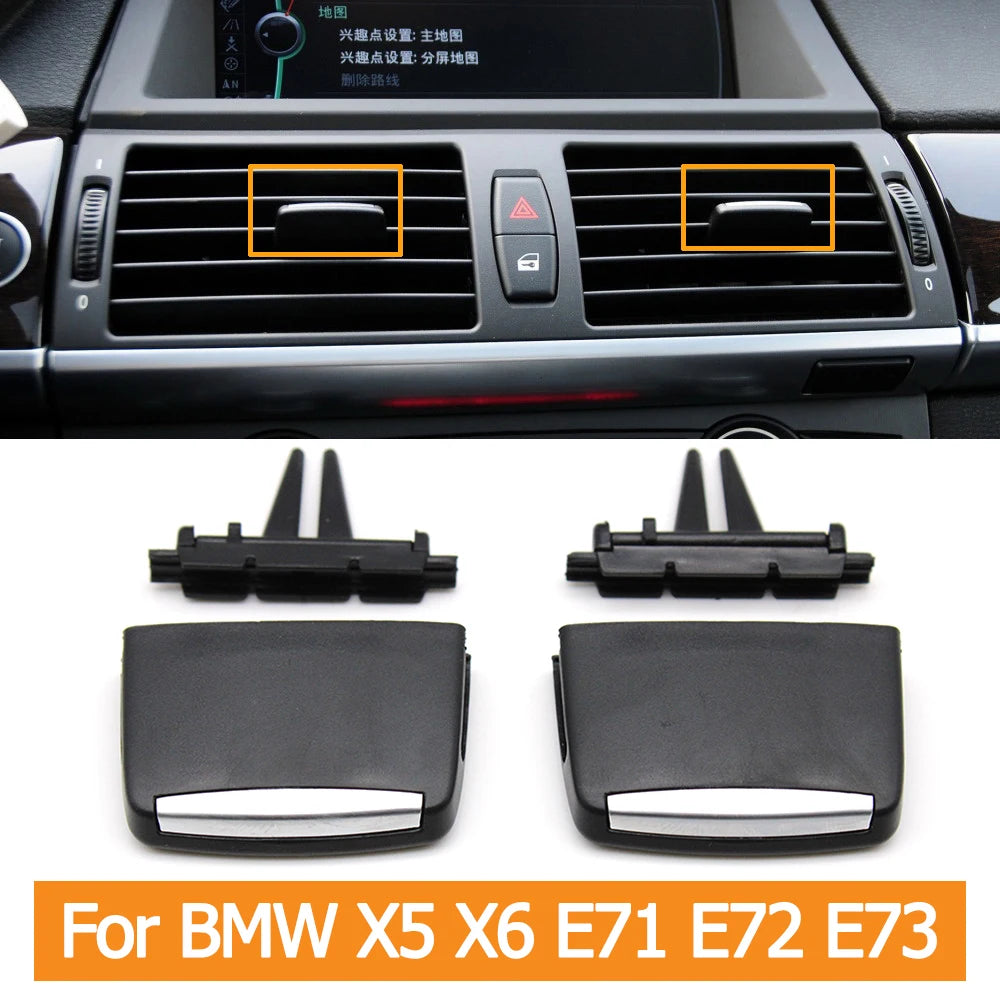 Car Interior Accessories Front / Rear Center A/C Air Conditioning Vent Outlet Tab Clip Repair Kit for BMW X5 E70 X6 E71 E72