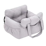 Dog Car Seat with Safety Belt | Non-Slip Pet Travel Bed for Small Dogs additional angle