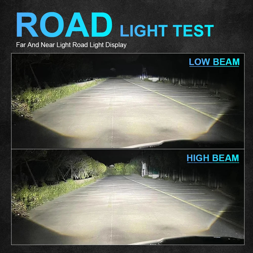 2PCS 3 Inch Bi LED Projector Headlights Lenses | 130W 60000LM Upgrade for Hella LED L lifestyle view