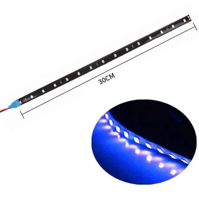 2 LED Strip Light 30CM 12V IP67 Waterproof additional angle