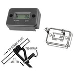 LCD Digital Tach Hour Meter | Waterproof Hour Counter for ATV Motorcycle Boat Generat alternate view