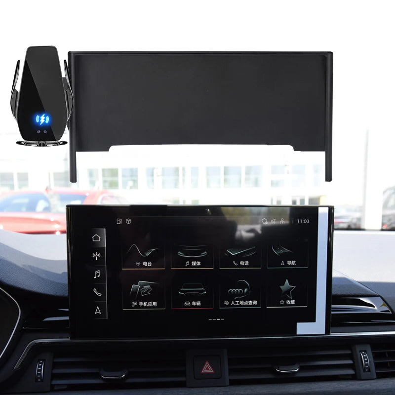 Car Phone Holder For Audi A4L A5 Q5L RS4 RS5 S4 S5 7/8.3/10.1 inch Screen Navigation Bracket Smartphone Mobile phone Holder