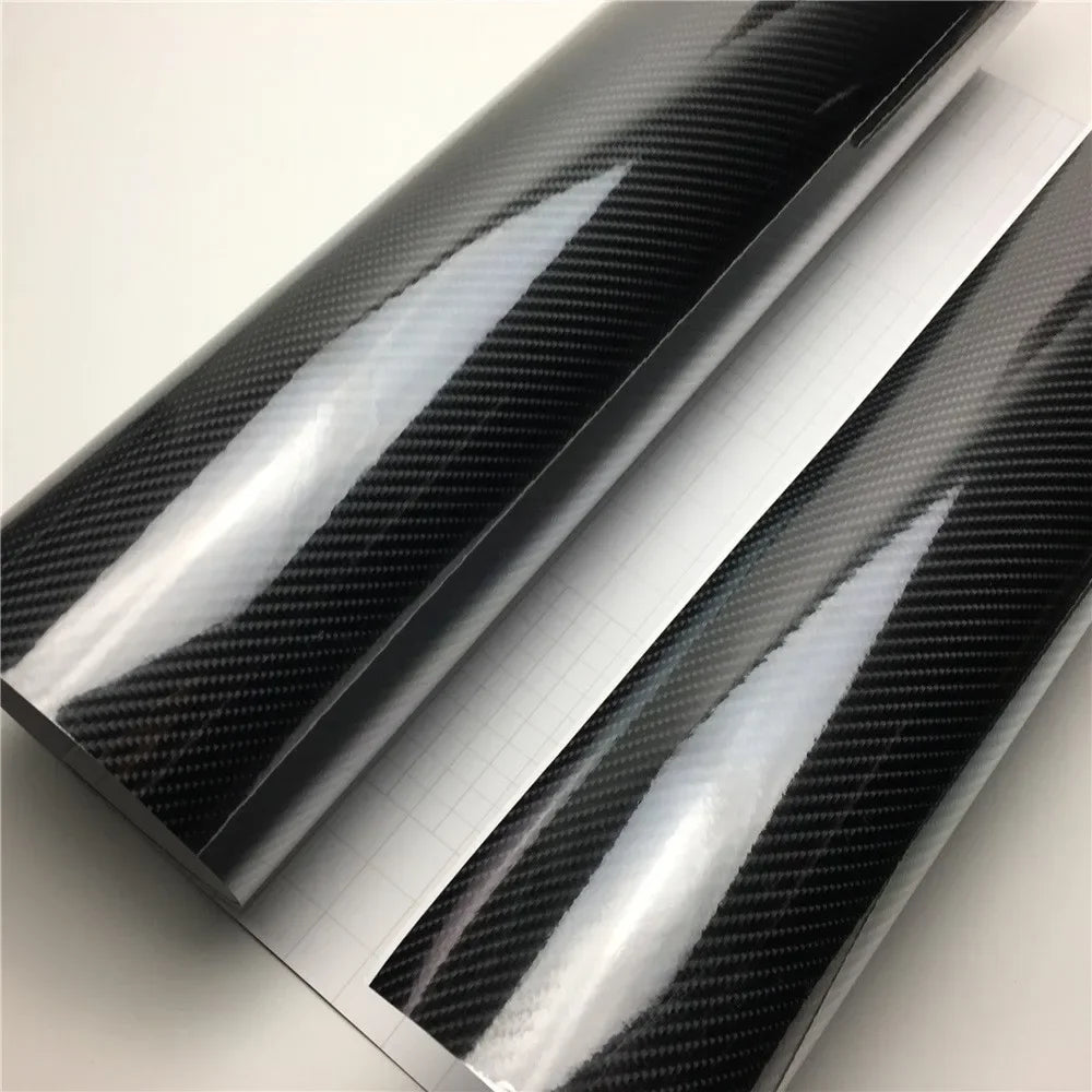 Ultra Gloss 6D Carbon Fiber Vinyl Film Car Sticker Air Bubble Free For Car Wraps Comp alternate view