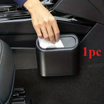 1 Piece Car Mini Trash Can Car Storage Box - Sorting Box Car Essential Accessories Ch alternate view