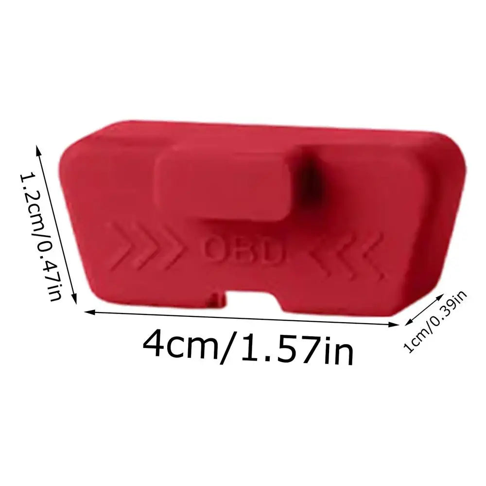 Silicone Car OBD Port Cover Lock Protective Sleeve