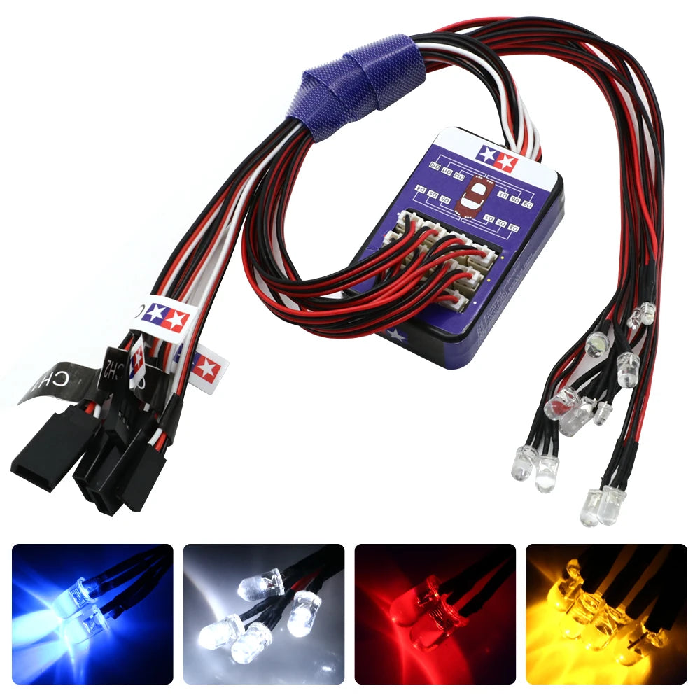 12 LED Lighting Kit for 1/10 Scale RC Cars