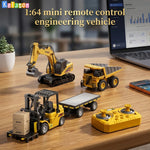 1:64 Remote Control Crane And Forklift Toy Car