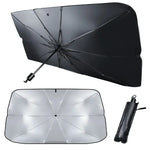 Retractable Car Sunshade Front Windshield Polyester UV Blocker
