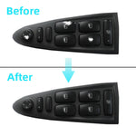 Car Repair Sticker For Fiat Croma Windows Button Stickers Decals Repair Worn Button Kn close-up view