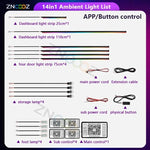 Volkswagen Golf RGB Interior Ambient Light Kit – Bluetooth App Control, Music Sync, 6 lifestyle view