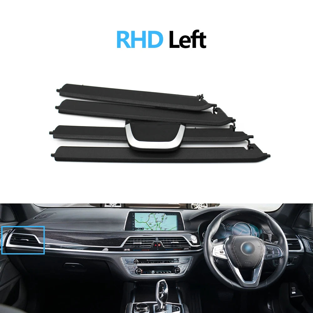 Car Front Middle Left Right Air Vent Outlet Grille AC Slide Clip Repair Kit For BMW 7 Series G11 G12 730Li 740Li 750Li M760Li