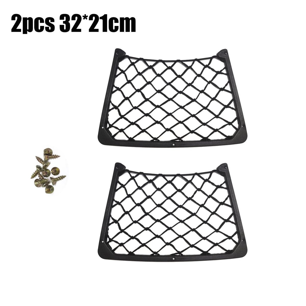 Black Multi Size Car Organizer Net Pocket Car Net Bag Phone Holder Rack Storage Mesh For detail view