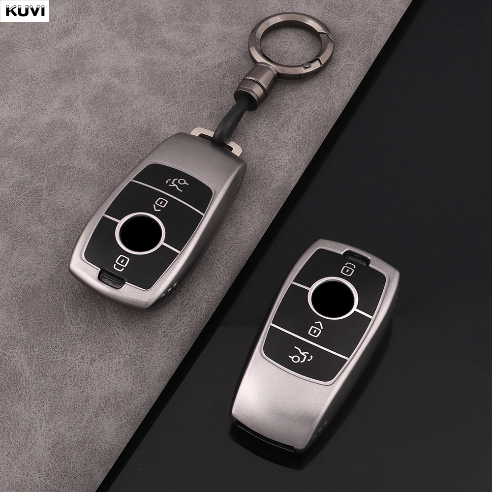 TPU Car Key Case Cover Shell Fob For Mercedes Benz A C E S G Class GLC CLE CLA W177 W lifestyle view