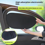 Universal Car Side Window Sun Shade | UV Protection close-up view