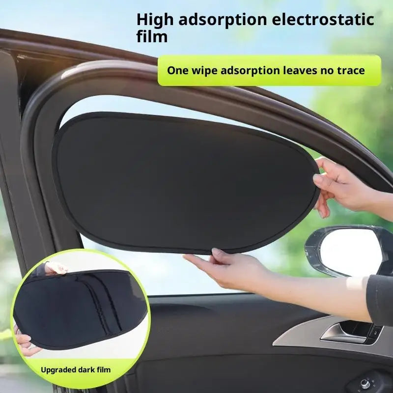 Universal Car Side Window Sun Shade | UV Protection close-up view