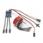 Full Metal Gearbox 2322 2600KV Brushless Motor AM32 45A ESC Adjuster 21g Servo for 1/12 RC Car Crawler MN82 MN78 MN168 MN99 MN98