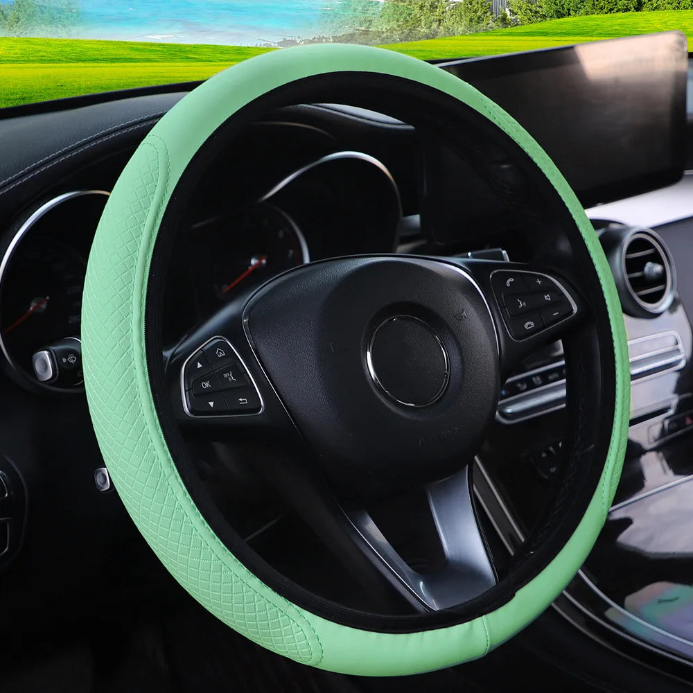 Braid Steering Wheel Cover close-up view