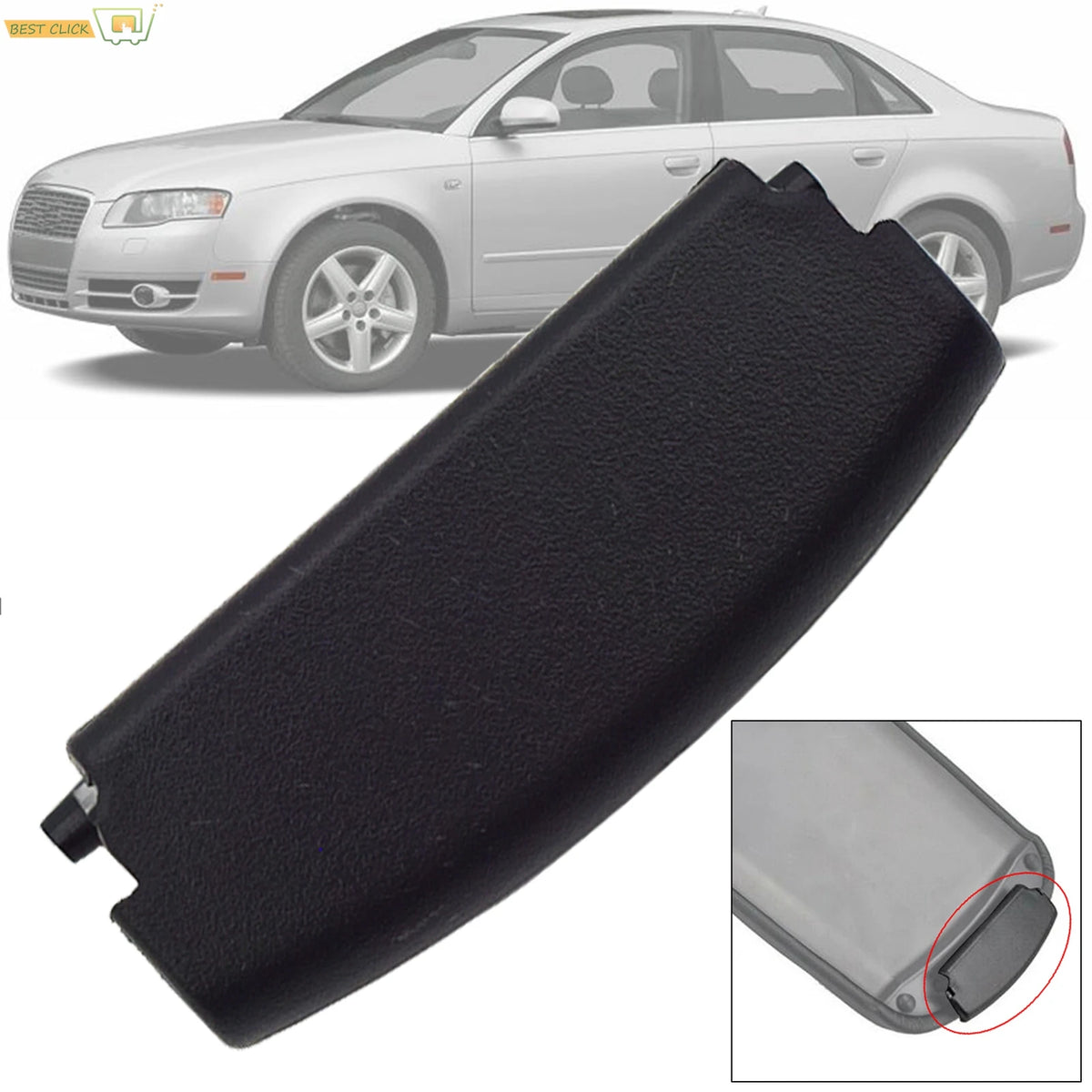 Car Armrest Lid Center Console Latch Lock Replacement Arm Rest Clip Catch For Audi A4 B6 B7 2002 2003 2004 2005 2006 2007 2008