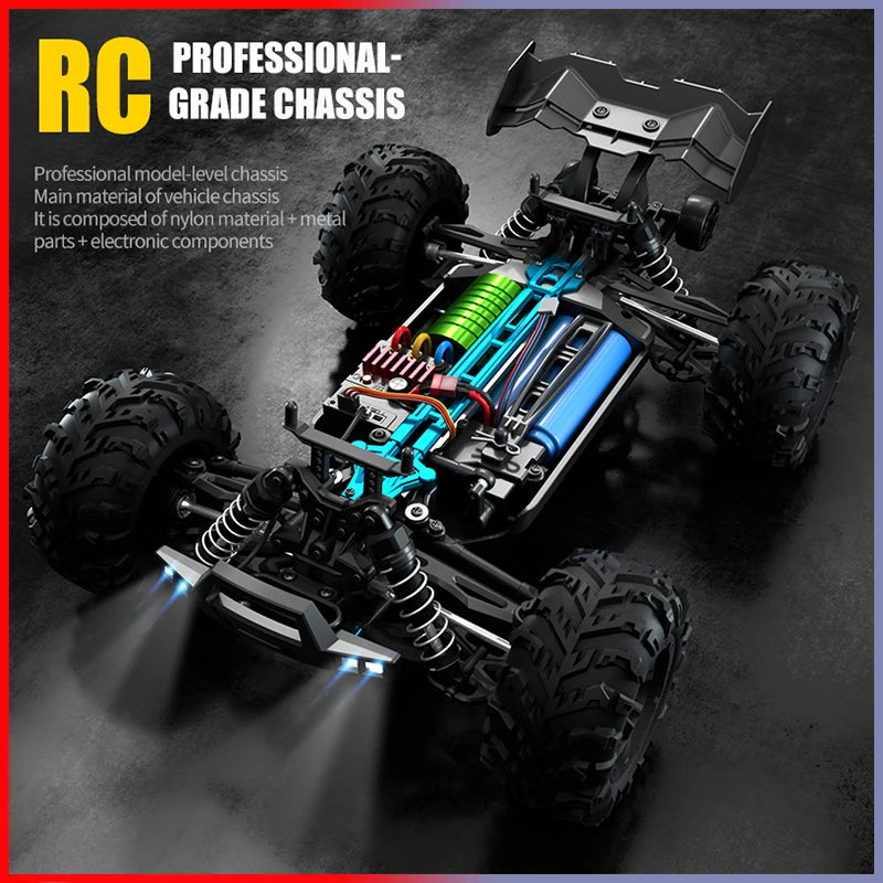 1/16 Off-Road 4WD Remote Control Car with LED Headlight lifestyle view