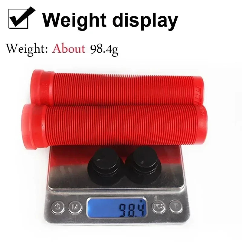ODI Silicone MTB Handlebar Grips Shock-Absorbing Mountain Bike Scooter BMX XC 22.2mm D close-up view