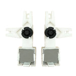 Pair Car Door Lock Buckle Latch Pull Rod Connect Clip 193839826 For Golf For Passat For Jetta For Po