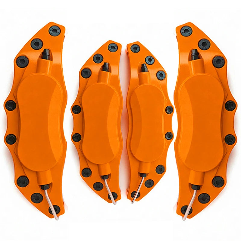 4Pcs Metal Car Wheel Caliper Covers Brake Caliper Anti Dust Protective Disc Shell for lifestyle view